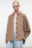 JOSETTE SUEDE SHIRT | DUNE