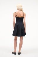 WYLIE MINI DRESS | BLACK BLACK / 4