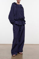 FLO Nightfall pant in dark navy, loose fit, drawstring waist, wide legs