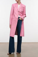 WYATT LEATHER COAT | WILD ROSE