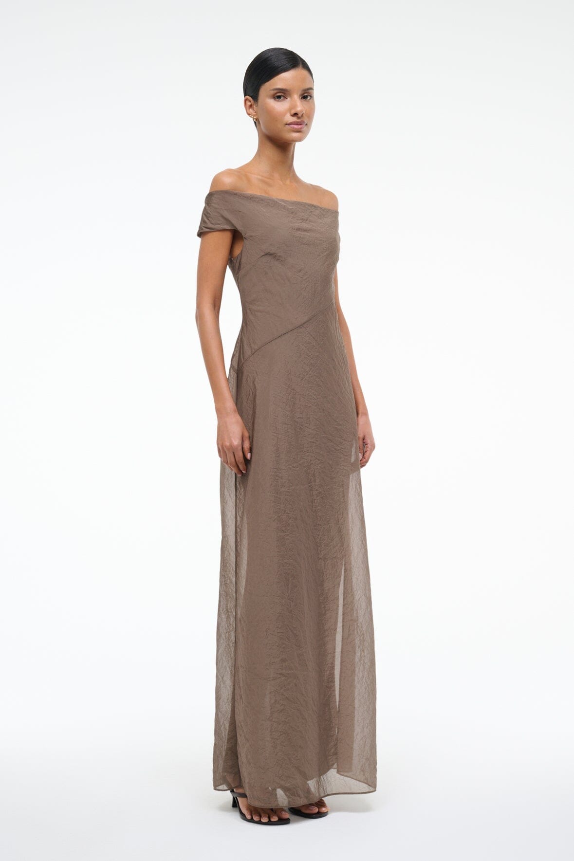 STAUD, Cheyenne Dress in Taupe, Size 0 STAUD, Cheyenne Dress in Taupe, Size 0