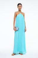 Image DASHA DRESS | TEAL 1 of 6