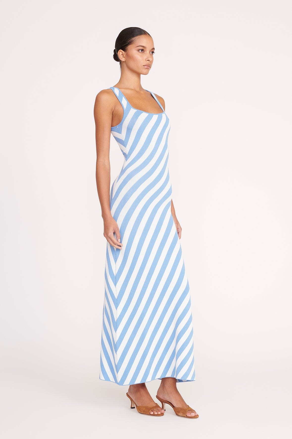 KATIE DRESS | BLUE SEASHORE STRIPE