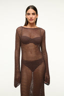 Image LORENA DRESS | DARK CHOCOLATE 5 of 6