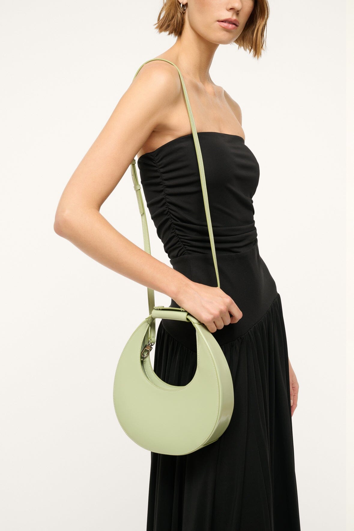 Image MINI MOON BAG | PALE JADE 4 of 8 and Clicking this image will trigger a zoom pop-up