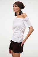 CARINE TOP | WHITE WHITE / XS