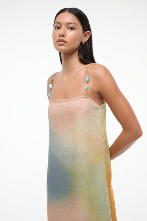 Go to LAURA LINEN DRESS PASTEL CLOUDS view 2