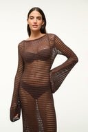 Image LORENA DRESS | DARK CHOCOLATE 4 of 6