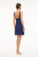 Image MINI ELLISON DRESS | NAVY 4 of 5