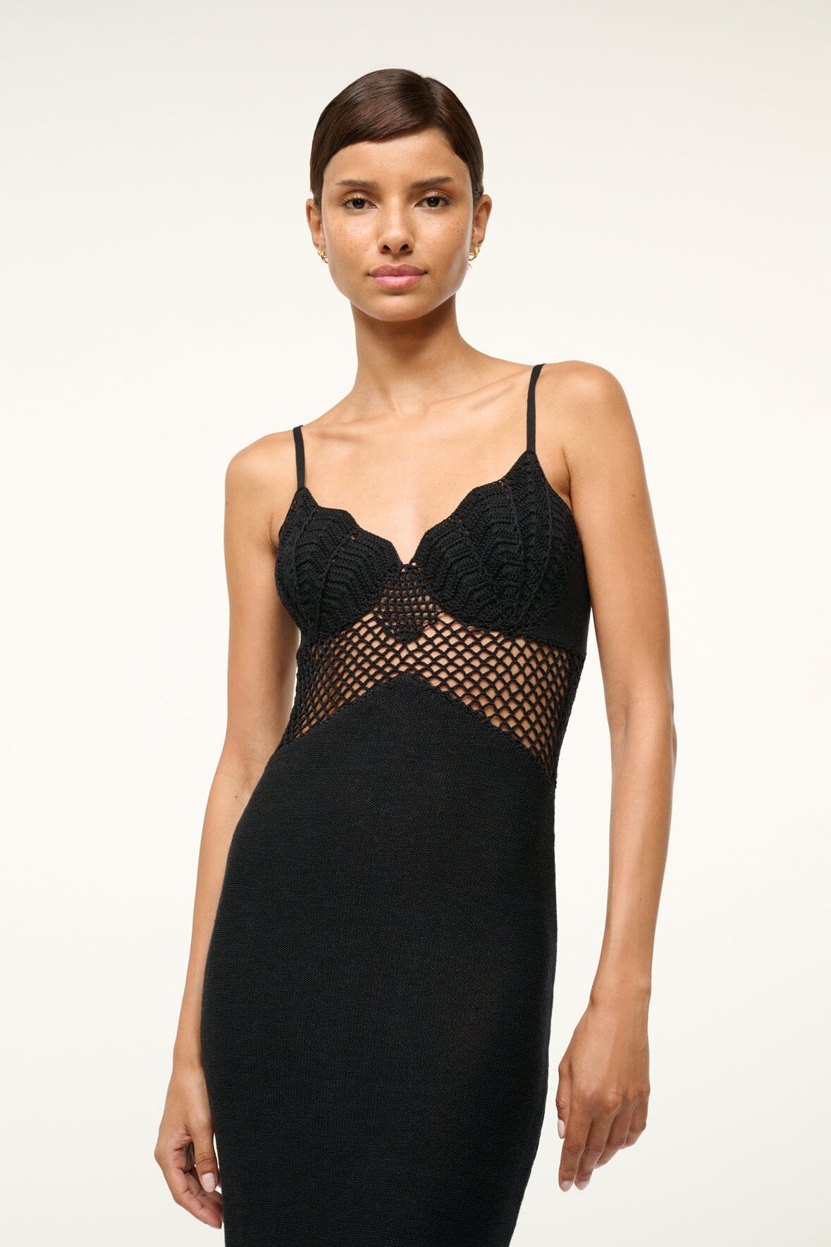 Image TARA DRESS | BLACK 3 of 5 and Clicking this image will trigger a zoom pop-up