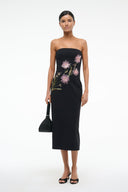 Image BROOKE DRESS | DAHLIA DAYDREAM BLACK 4 of 6