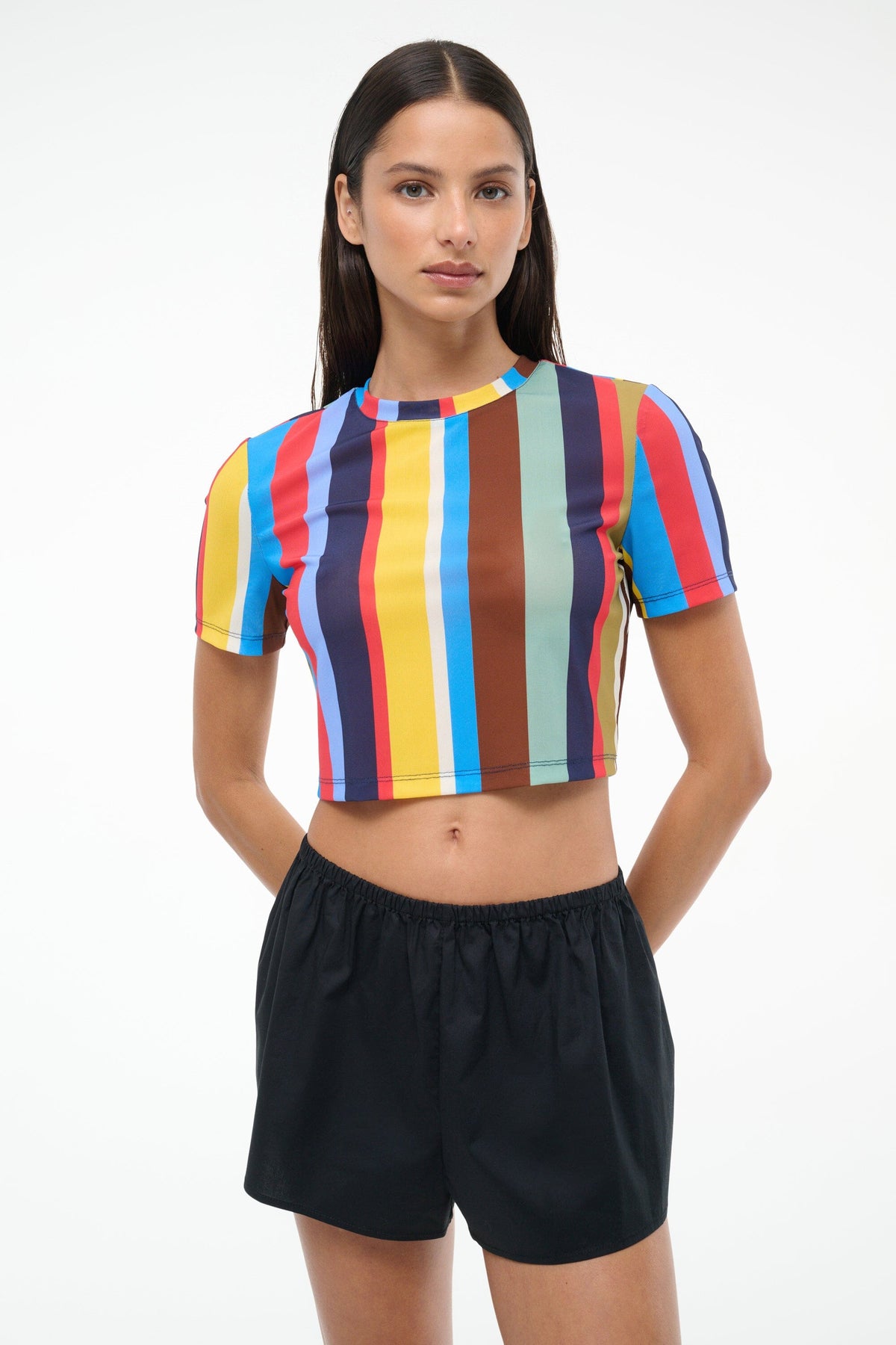 Image FERNANDA COVERUP TOP | MARKET STRIPE 2 of 5 and Clicking this image will trigger a zoom pop-up