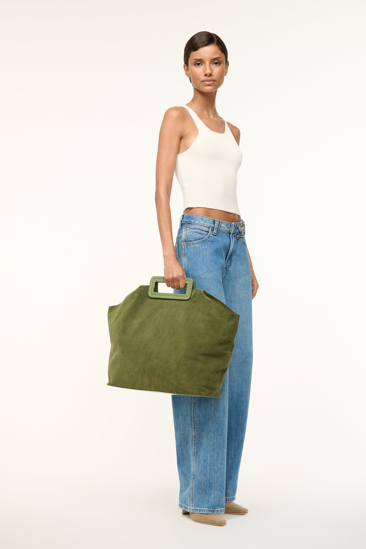 Image GRANDE TOTE BAG | AVOCADO 4 of 10 and Clicking this image will trigger a zoom pop-up