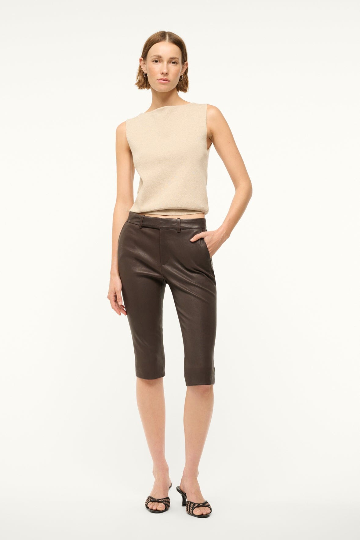 Image HANOVER LEATHER CAPRI | TIRAMISU 1 of 6 and Clicking this image will trigger a zoom pop-up