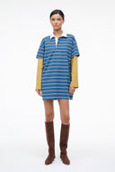 IVAR DRESS | CHARTREUSE STRIPE NAUTIC STRIPE