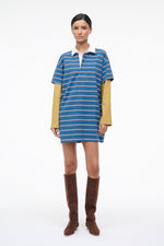 IVAR DRESS | CHARTREUSE STRIPE NAUTIC STRIPE