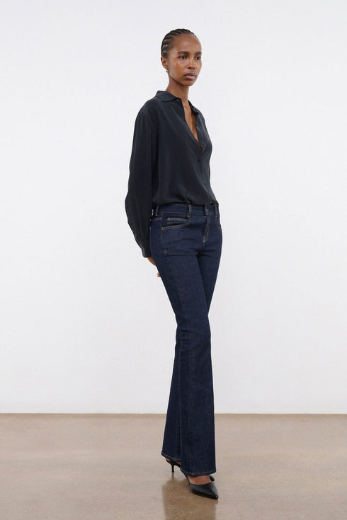 Go to KYLE STRETCH FLARE JEAN INDIGO view 2