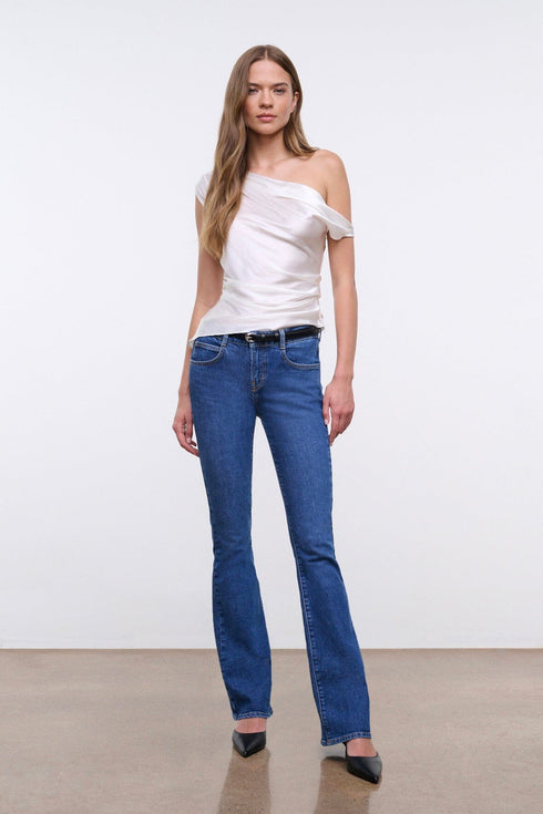 Go to KYLE STRETCH FLARE JEAN STONE BLUE view 1