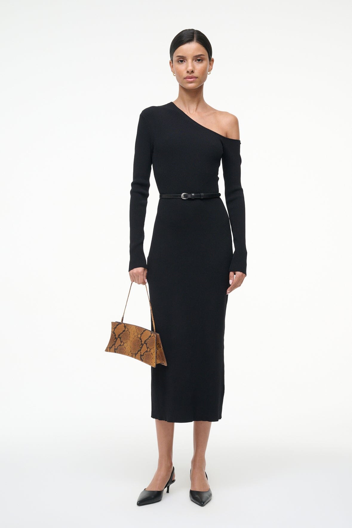 Image LOIS DRESS | BLACK 1 of 6 and Clicking this image will trigger a zoom pop-up