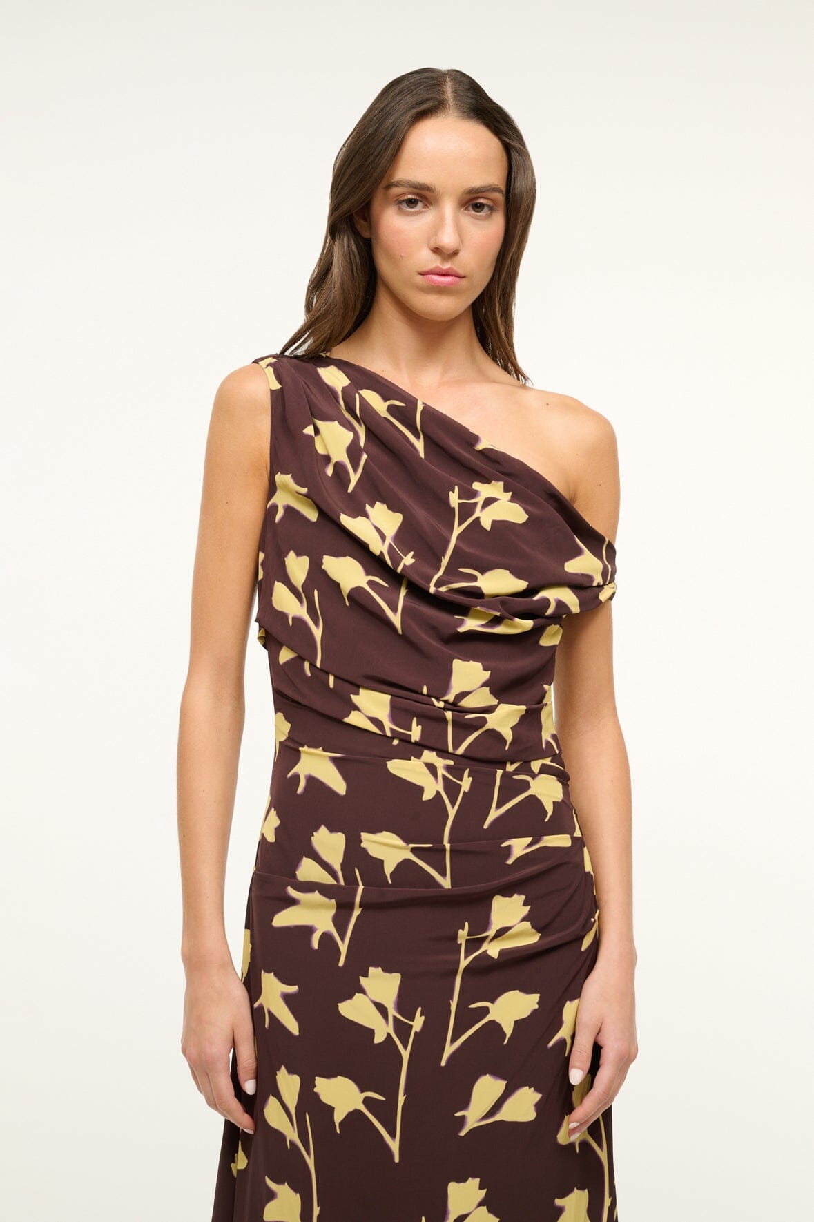 Image MAXI PHARE DRESS | EARTH PRESSED FLORAL 2 of 5 and Clicking this image will trigger a zoom pop-up