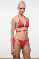 LIDO TRIANGLE BIKINI TOP | PAINTED FOULARD PAINTED FOULARD / XS