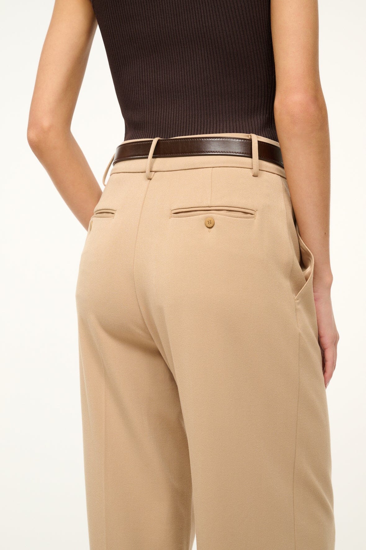 Image PRINCE SUITING PANT | CAMEL 5 of 6 and Clicking this image will trigger a zoom pop-up