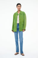 ROXANNE SUEDE JACKET | LEAF SUEDE