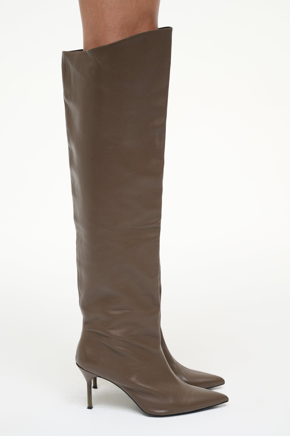 Image SEBASTIAN OVER THE KNEE BOOT | TRUFFLE 8 of 9 and Clicking this image will trigger a zoom pop-up