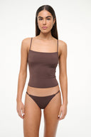 Image SISLEY STRING BIKINI BOTTOM | DARK CHOCOLATE 1 of 4