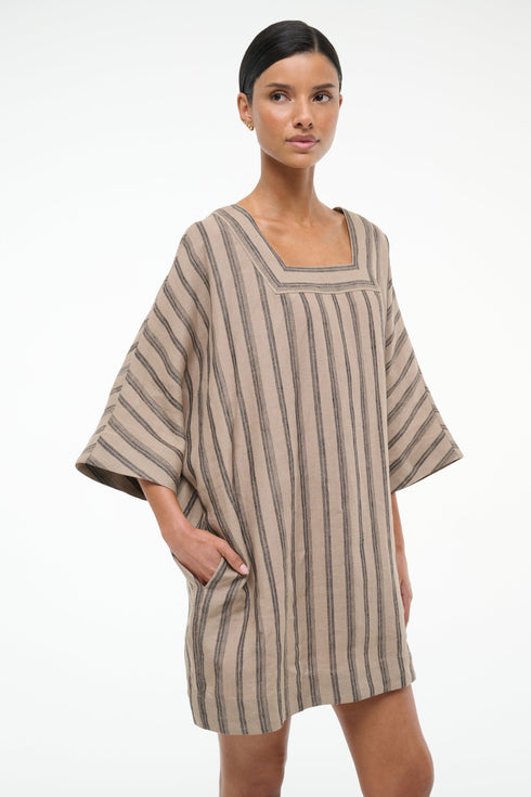 Go to MANUELA LINEN DRESS SAHARA STRIPE view 2