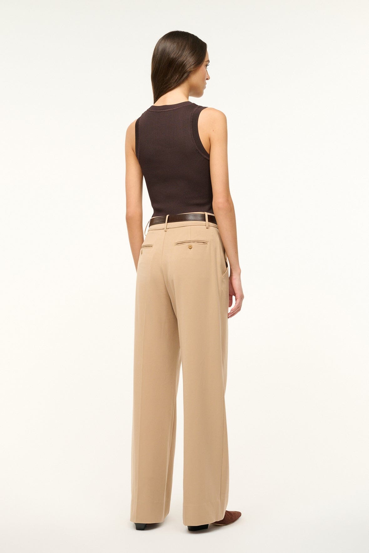 Image PRINCE SUITING PANT | CAMEL 4 of 6 and Clicking this image will trigger a zoom pop-up