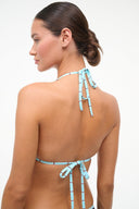 LIDO TRIANGLE BIKINI TOP | REDONDO STRIPE REDONDO STRIPE / XS