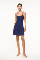 Image MINI ELLISON DRESS | NAVY 1 of 5