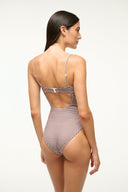 Image MAEVE ONE PIECE | DARK CHOCOLATE MICRO CHECK 4 of 6