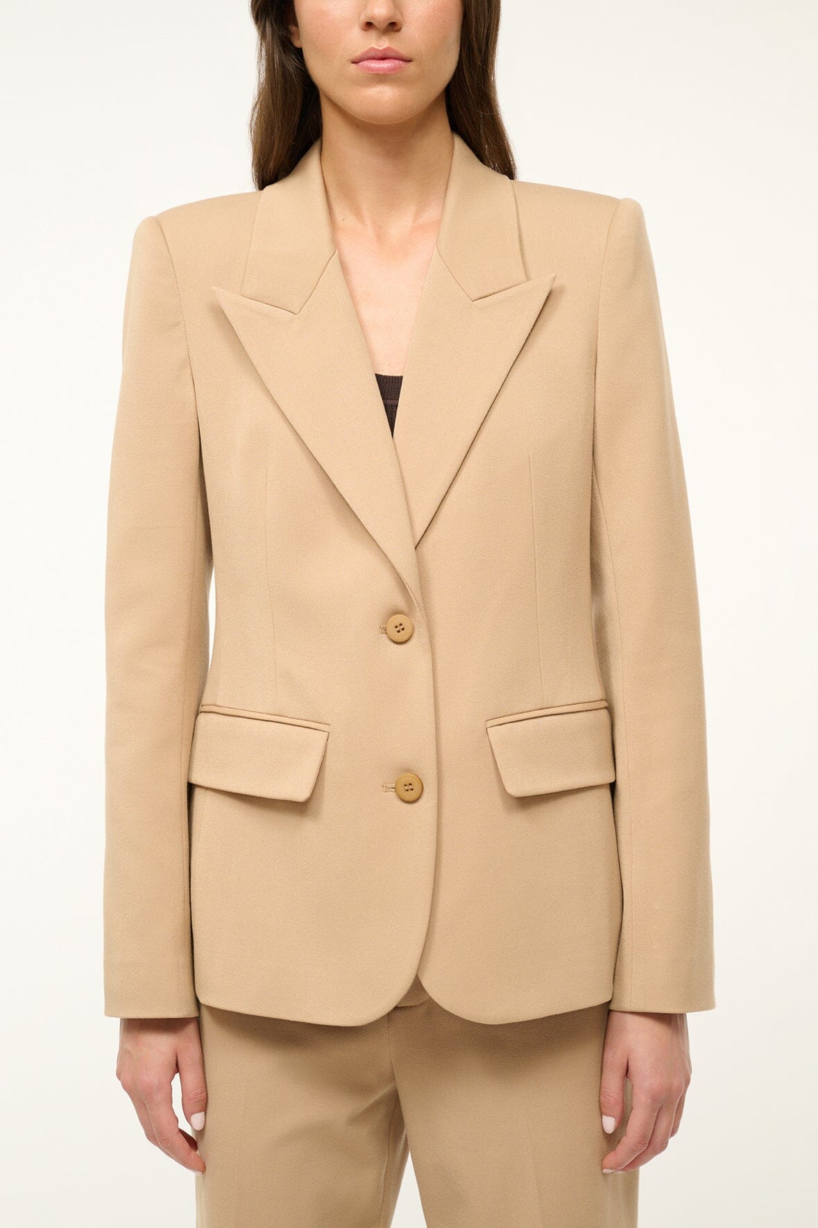 Image LEXINGTON BLAZER | CAMEL 3 of 6 and Clicking this image will trigger a zoom pop-up