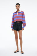 GAVIN CROPPED SHIRT | ATLAS RUGBY STRIPE