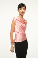 Image PHARE SILK TOP | ROSE 3 of 7