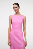 COSTA LINEN DRESS | ORCHID ORCHID / XS