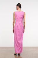 COSTA LINEN DRESS | ORCHID ORCHID / XS