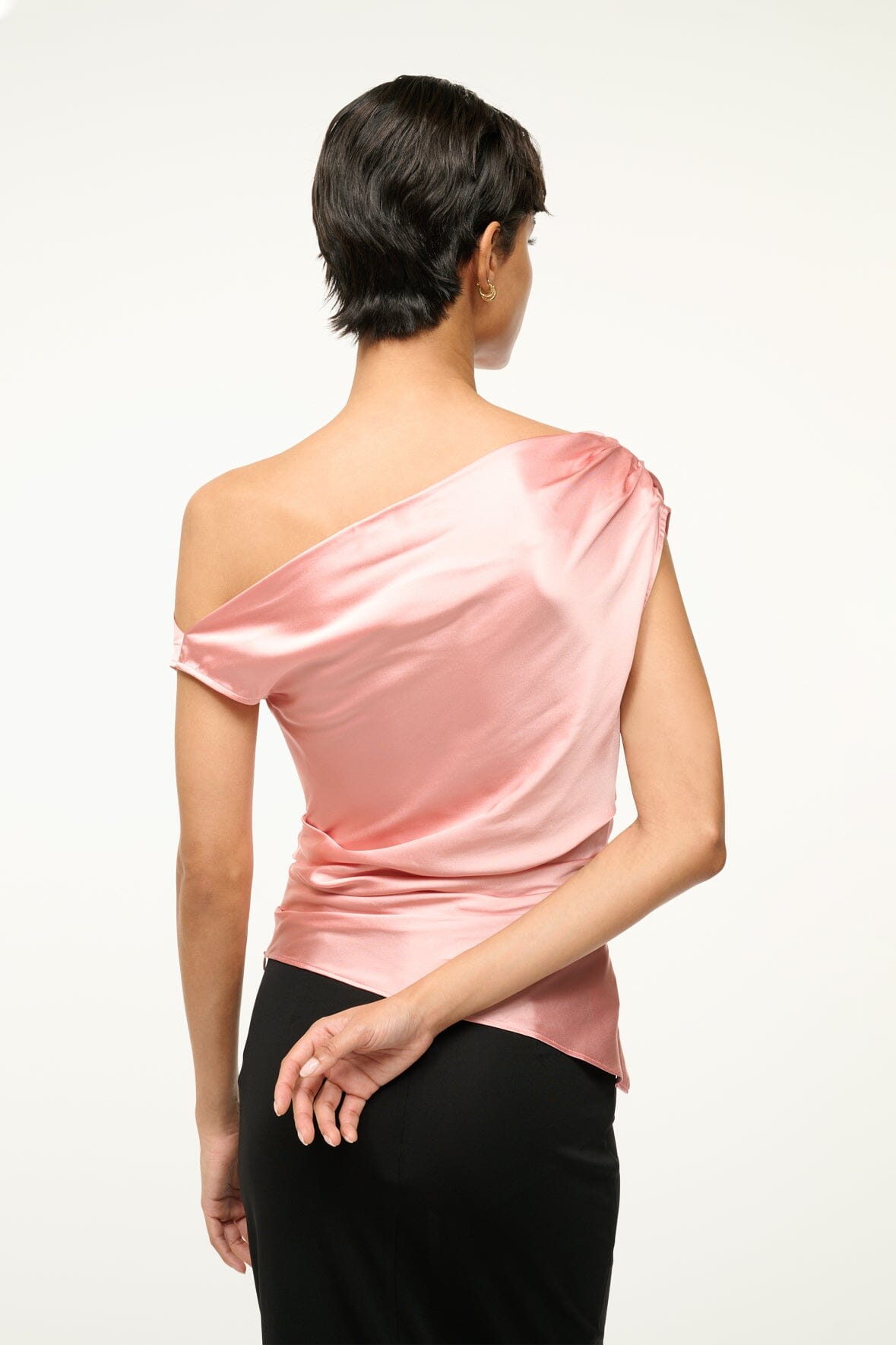 Image PHARE SILK TOP | ROSE 5 of 7 and Clicking this image will trigger a zoom pop-up