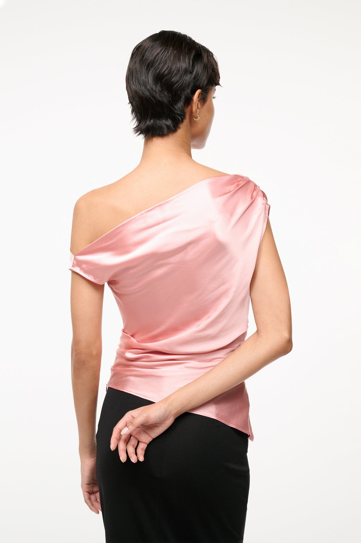 Image PHARE SILK TOP | ROSE 6 of 7 and Clicking this image will trigger a zoom pop-up