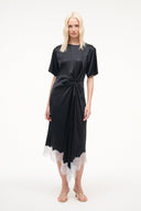 SONOMA SILK DRESS | BLACK BLACK / 4