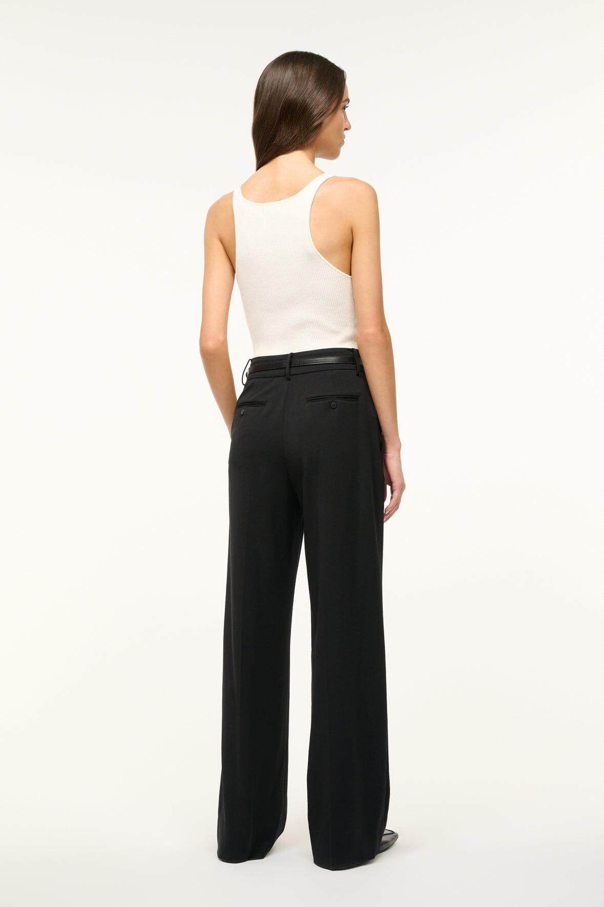 Image PRINCE SUITING PANT | BLACK 4 of 6 and Clicking this image will trigger a zoom pop-up