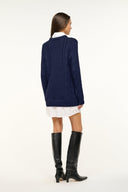 ALDRIN DRESS | NAVY WHITE