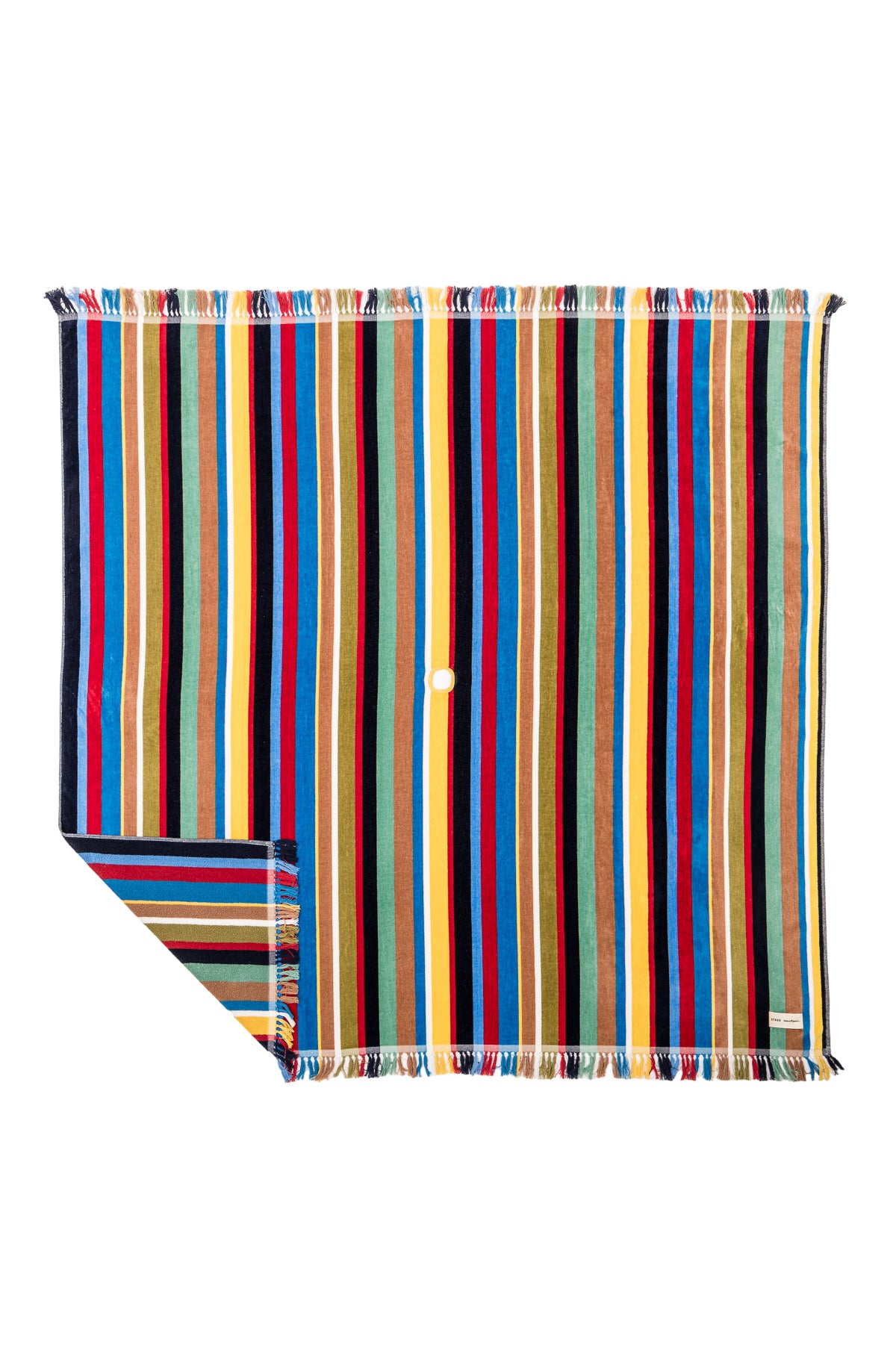 Image STAUD x BUSINESS & PLEASURE CO. BEACH BLANKET | MARKET STRIPE 3 of 5 and Clicking this image will trigger a zoom pop-up