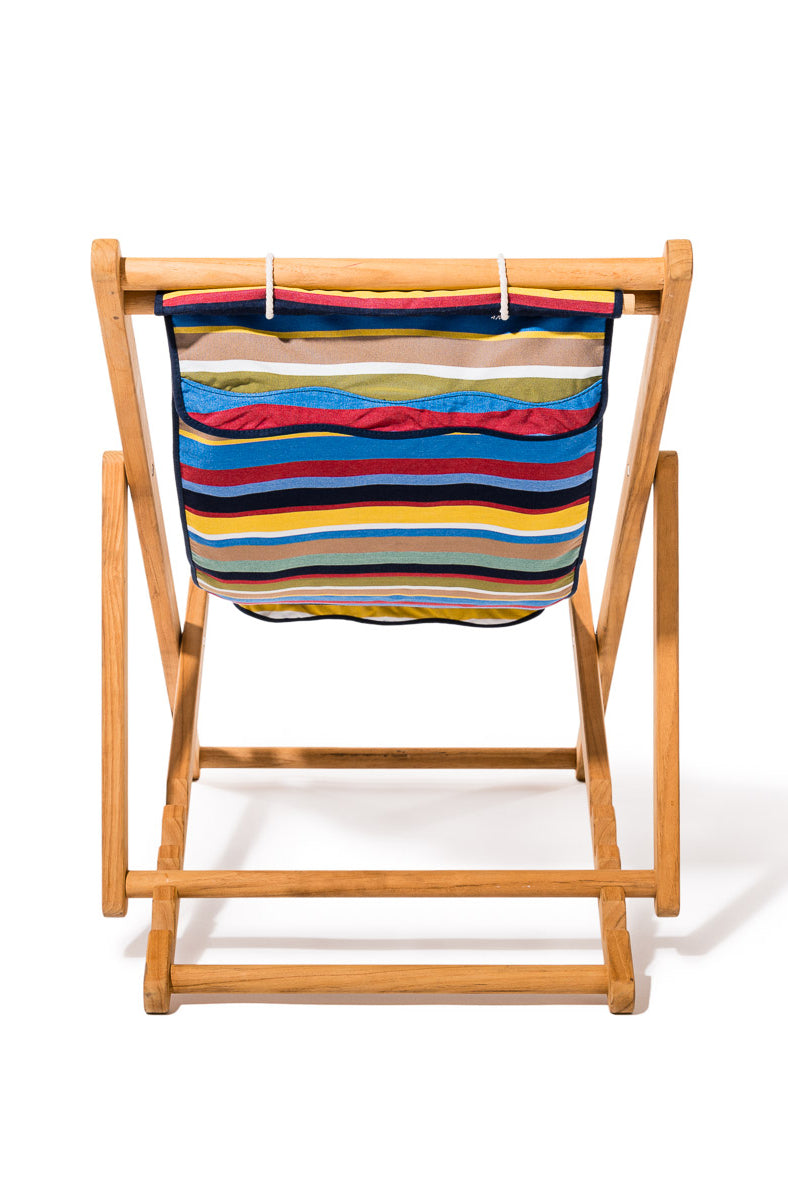 Image STAUD x BUSINESS & PLEASURE CO. SLING CHAIR | MARKET STRIPE 3 of 5 and Clicking this image will trigger a zoom pop-up