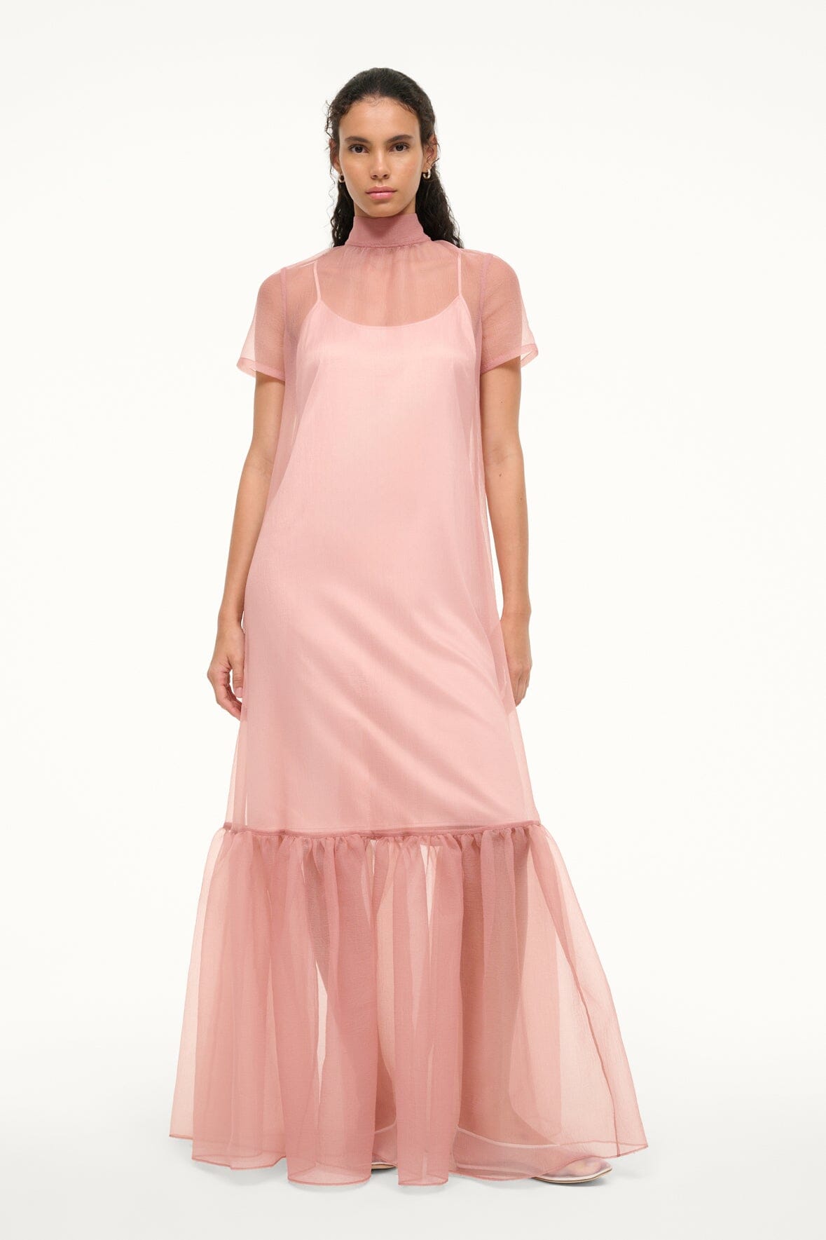 Image CALLUNA DRESS | MISTY ROSE 1 of 6 and Clicking this image will trigger a zoom pop-up