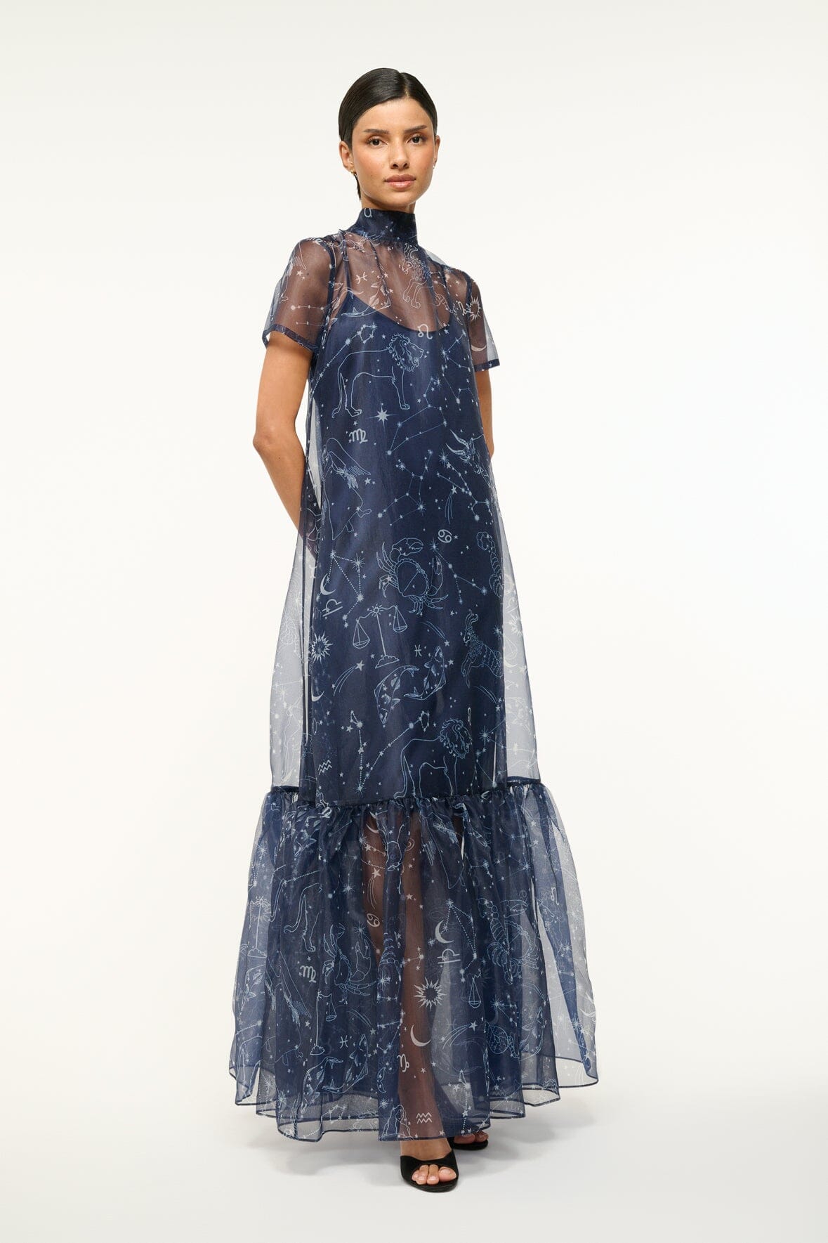 Image CALLUNA DRESS | ZODIAC CONSTELLATION 2 of 5 and Clicking this image will trigger a zoom pop-up