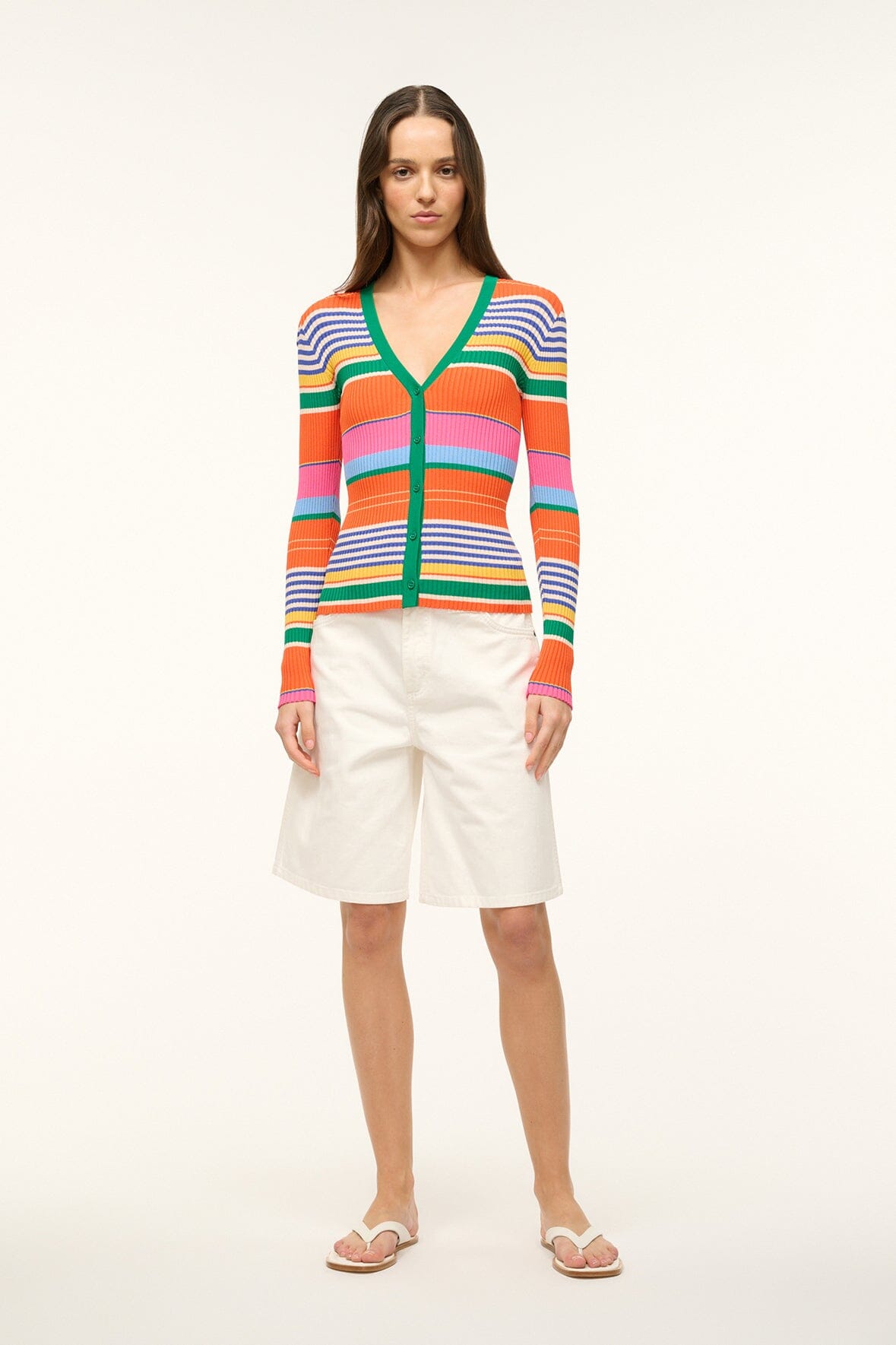 CARGO SWEATER | MULTI BAYADERE STRIPE - Slide 2 of 4