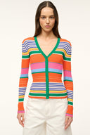 Image CARGO SWEATER | MULTI BAYADERE STRIPE 1 of 4